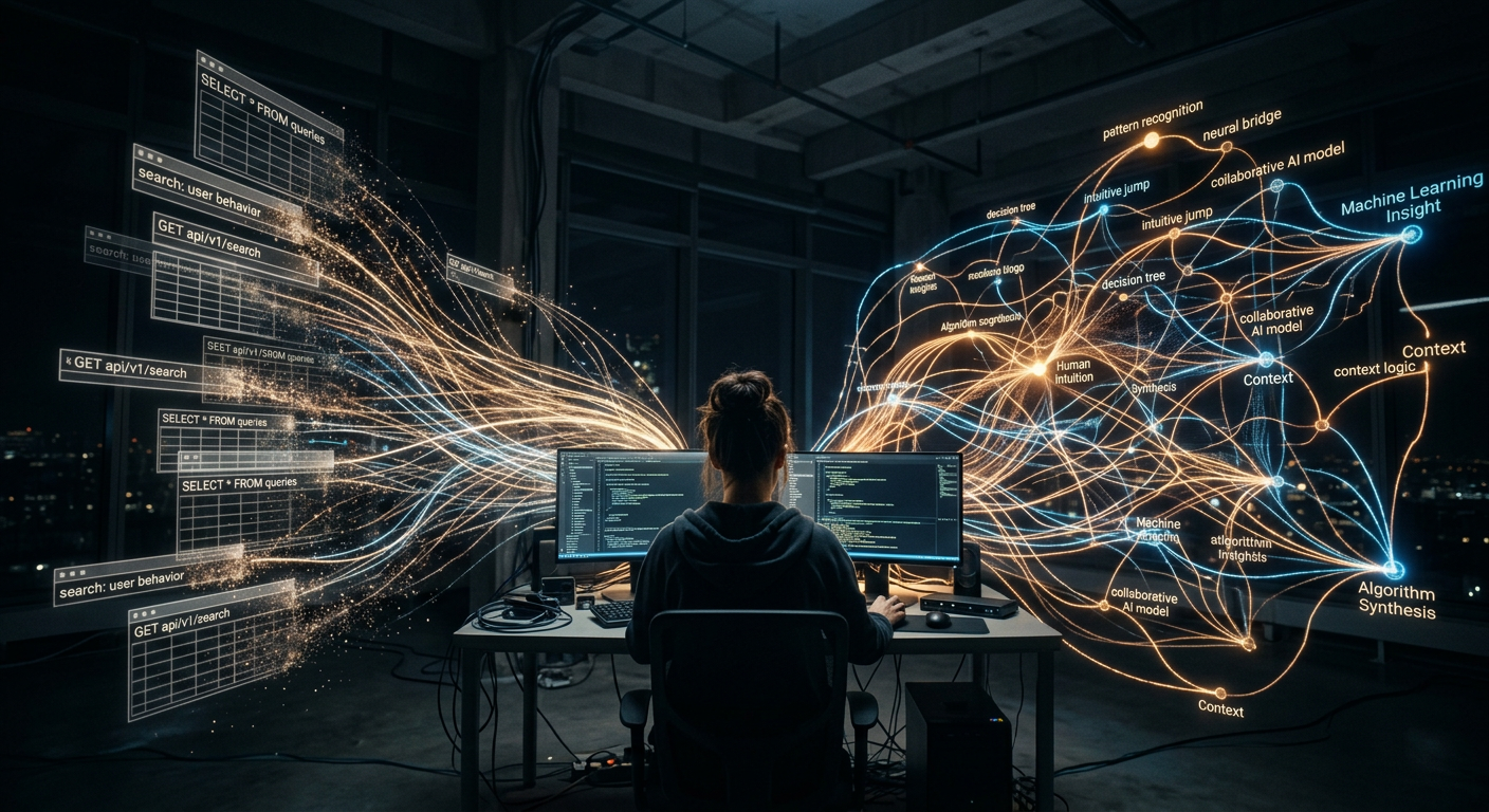 Hot take on using AI as a thinking partner vs. a search engine, and why context depth separates good engineers from great ones