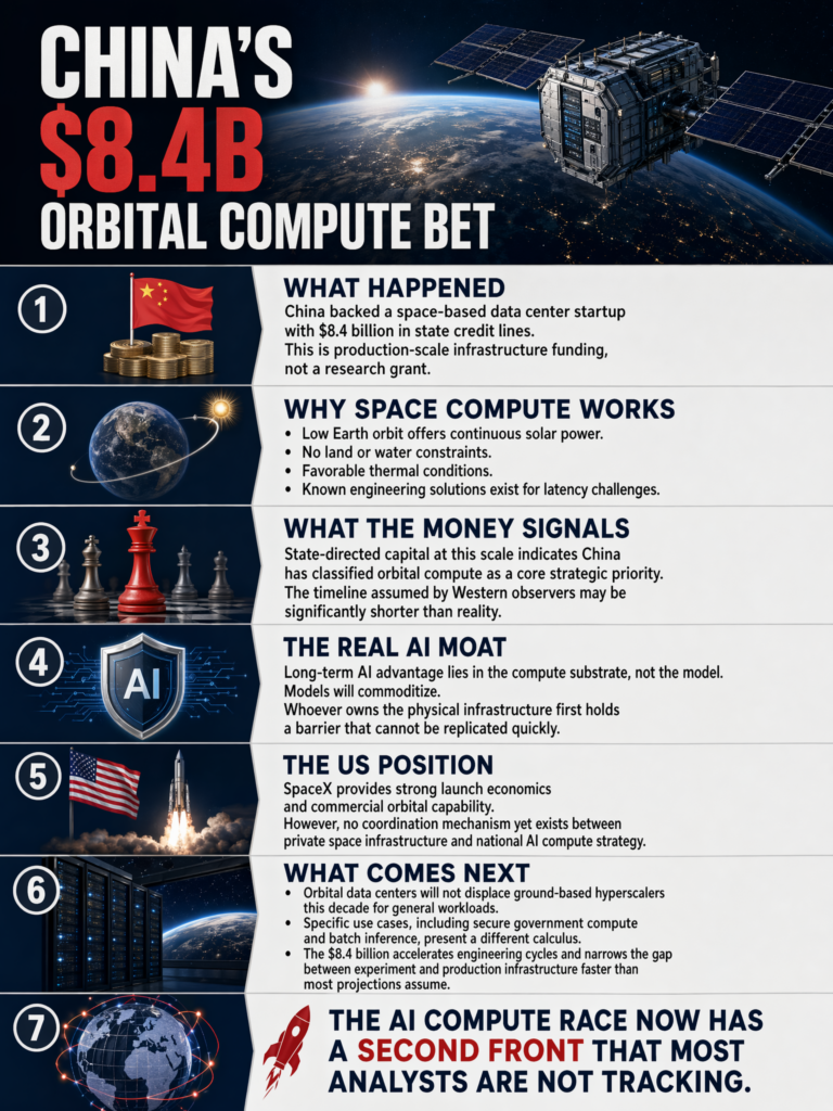 China backs orbital data center startup with $8.4 billion in credit lines, signaling a new front in the AI compute race