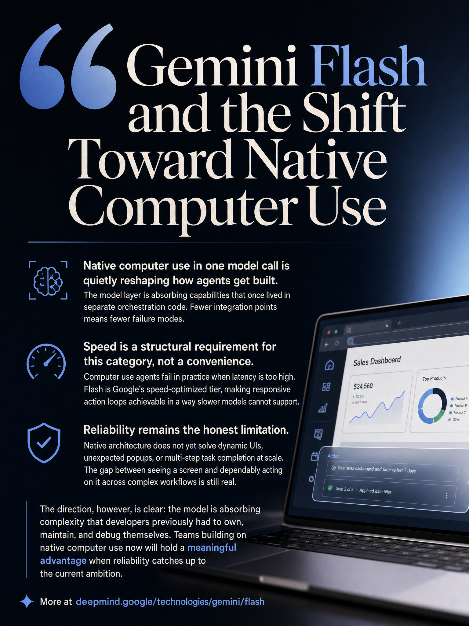 Google DeepMind adds native computer use to Gemini 3.5 Flash for browser, mobile, and desktop agent development